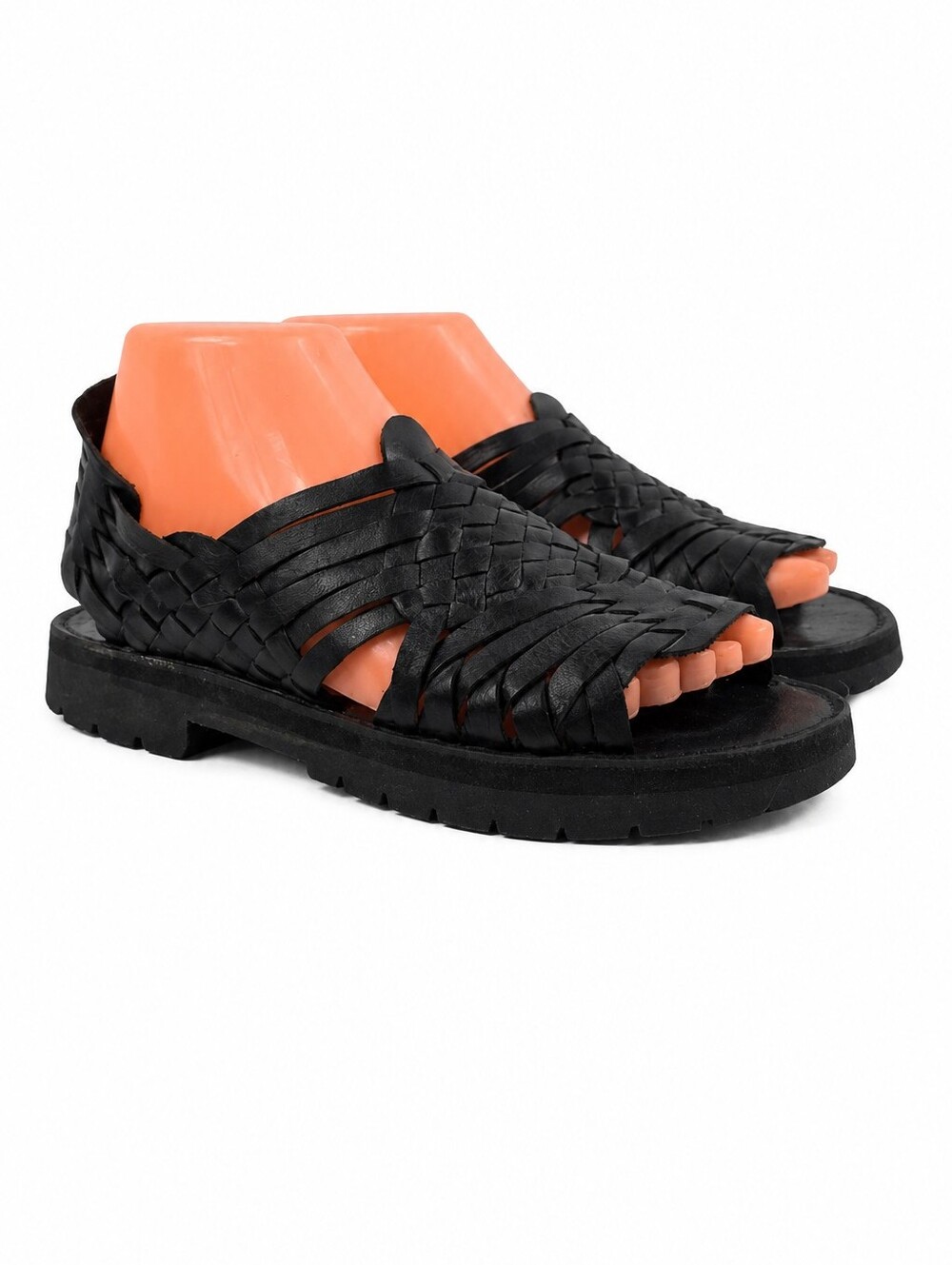 Brand X Huarache Pachuco Mexican Leather Women's Sandals Size 7